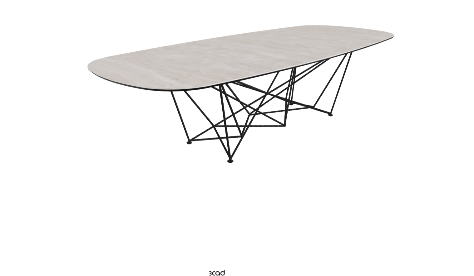 Cattelan Italia Gordon Keramik Barrel Shaped Dining Table