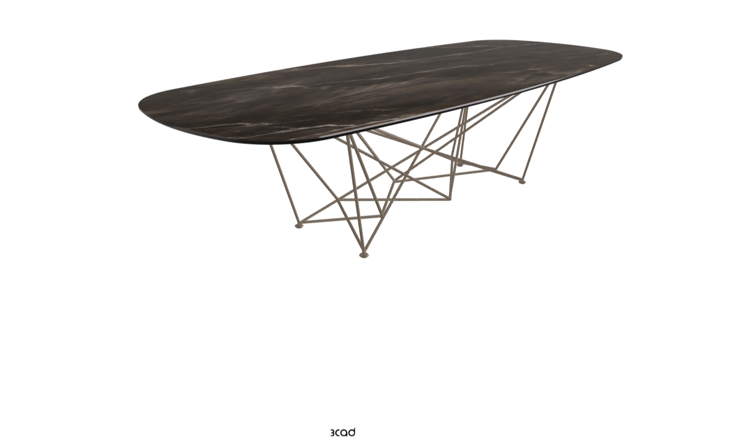 Cattelan Italia Gordon Keramik Barrel Shaped Dining Table
