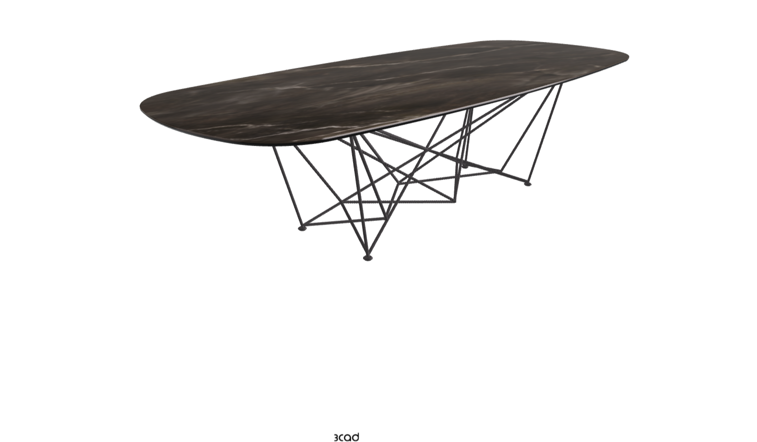 Cattelan Italia Gordon Keramik Barrel Shaped Dining Table