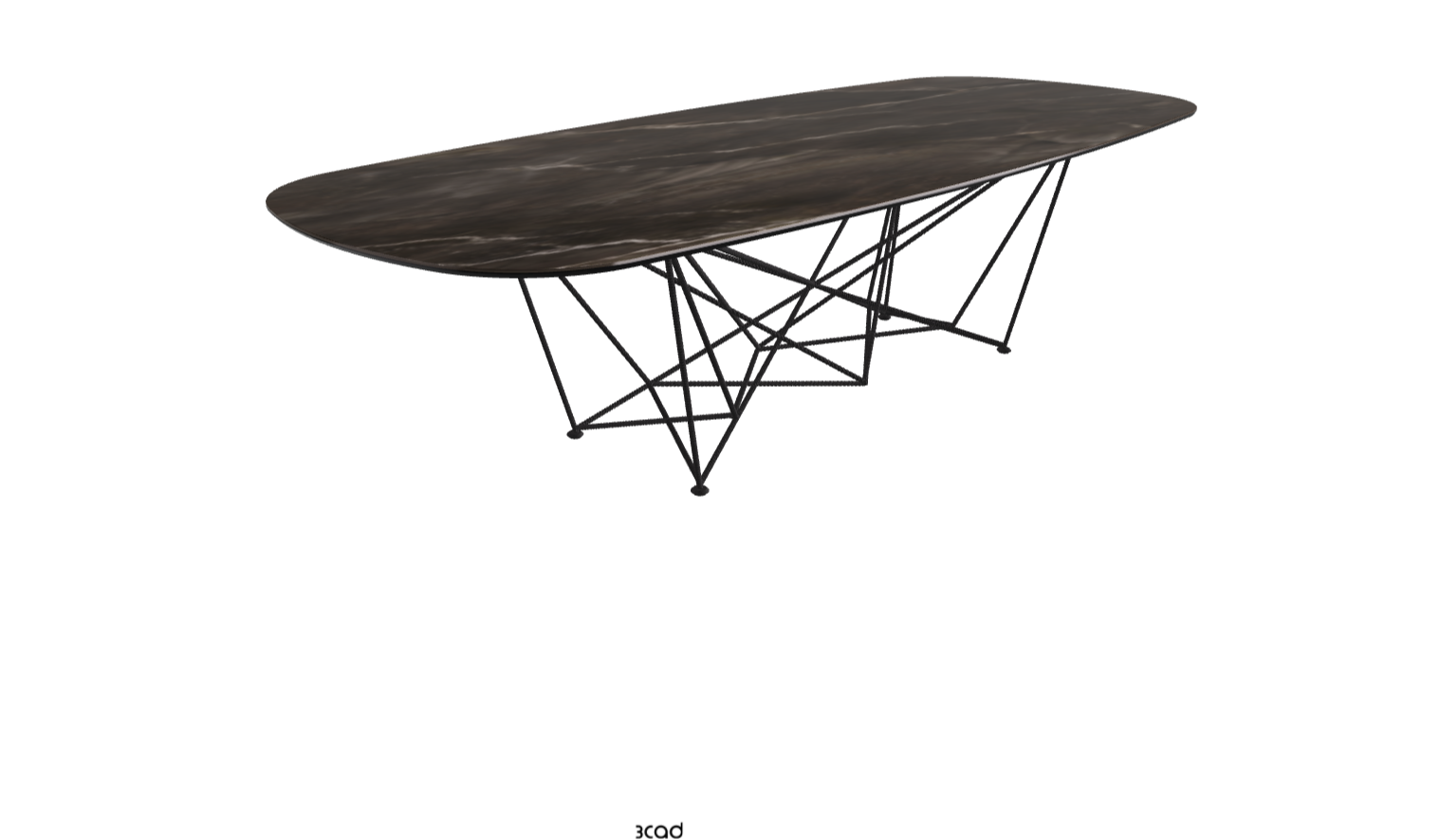 Cattelan Italia Gordon Keramik Barrel Shaped Dining Table