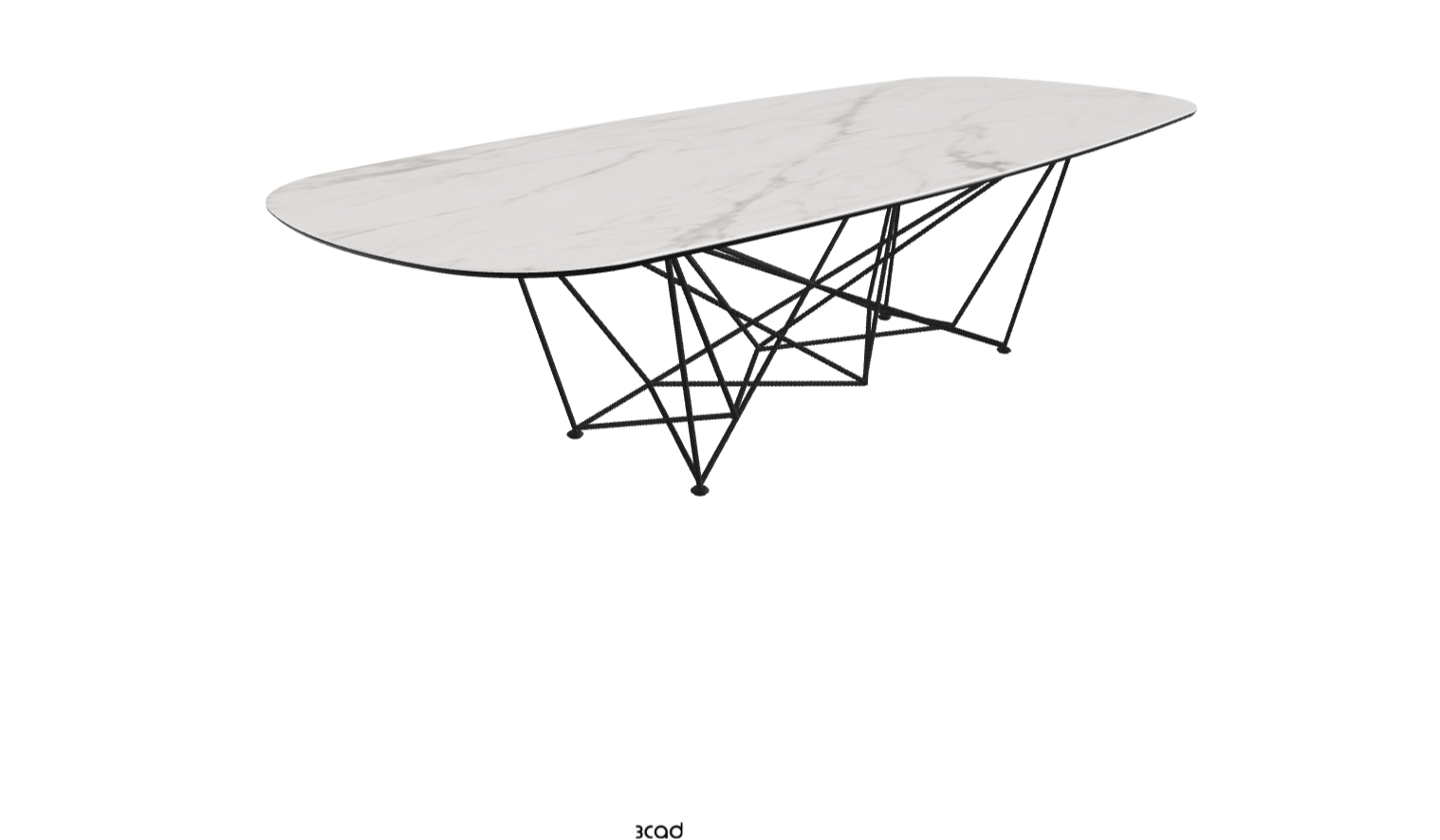 Cattelan Italia Gordon Keramik Barrel Shaped Dining Table