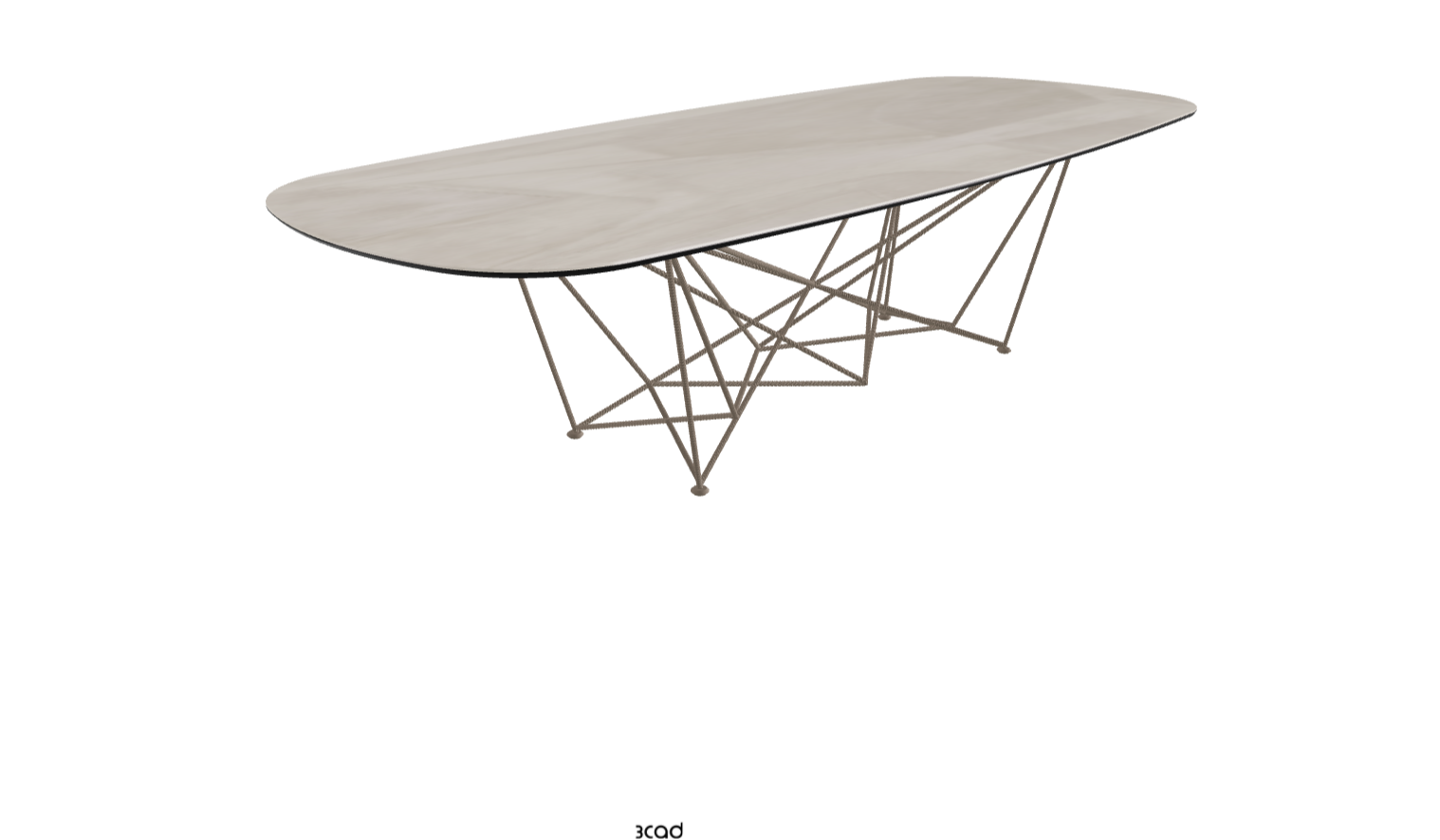 Cattelan Italia Gordon Keramik Barrel Shaped Dining Table