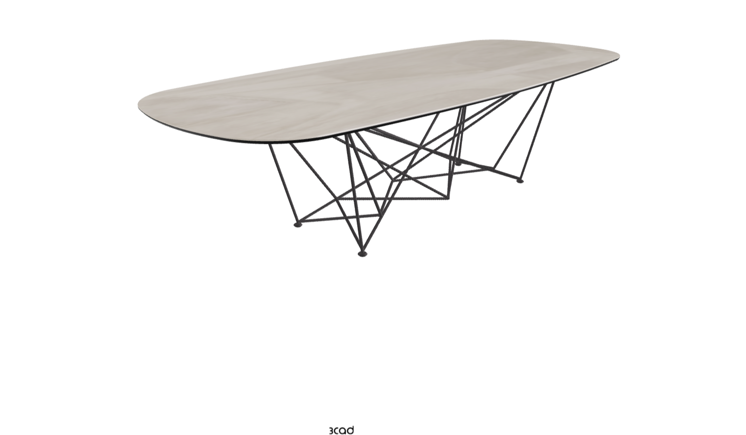 Cattelan Italia Gordon Keramik Barrel Shaped Dining Table
