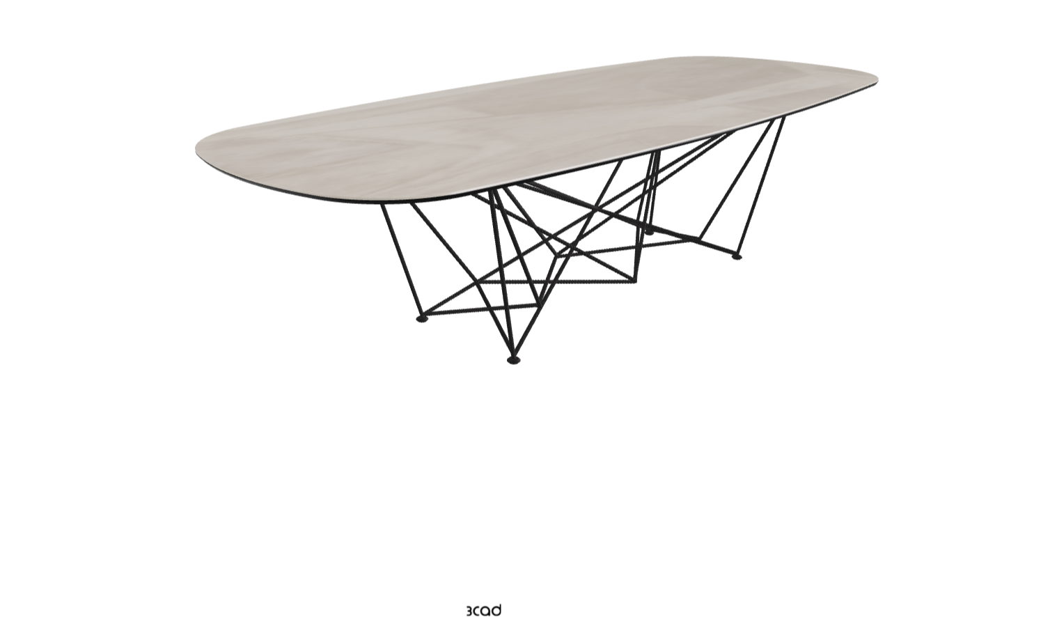 Cattelan Italia Gordon Keramik Barrel Shaped Dining Table