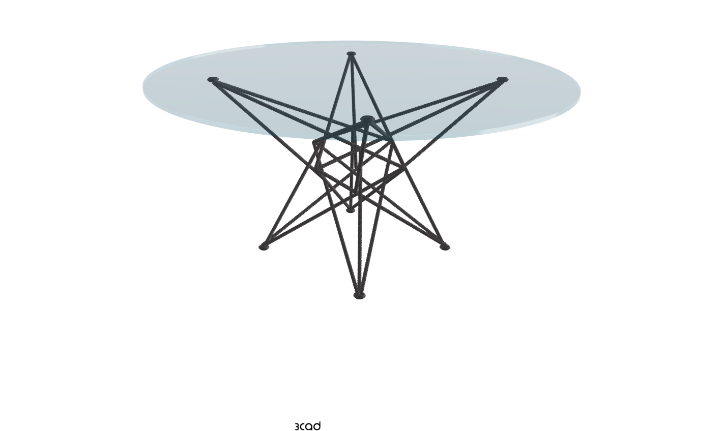 Cattelan Italia Gordon Glass Dining Table