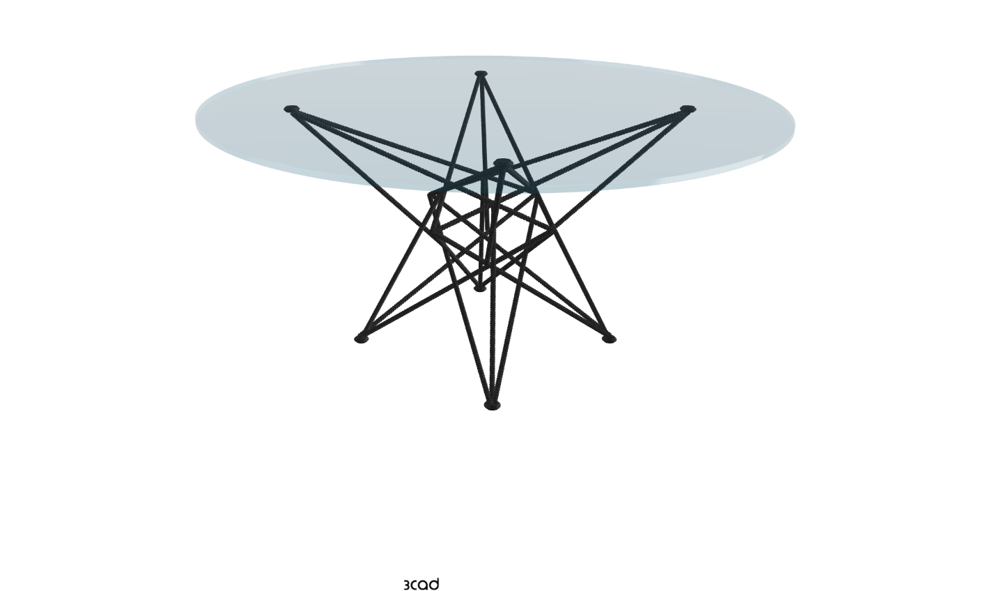 Cattelan Italia Gordon Glass Dining Table