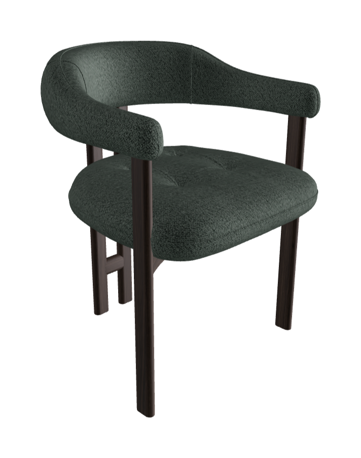 Greta Wood Dining Armchair_Burned Oak Stained Ashwood_Category A Fabric_A176-T80