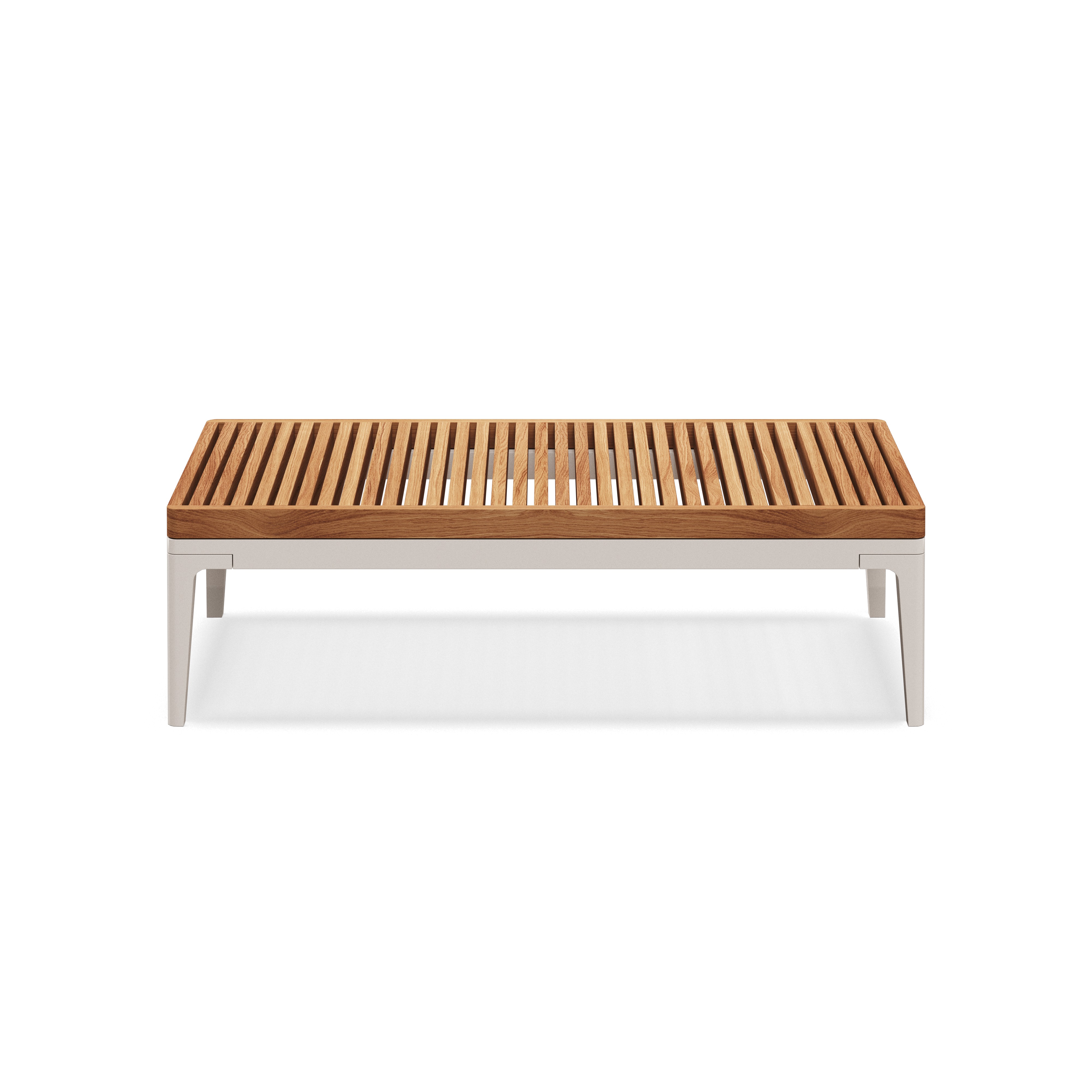 Gloster Grid Small Coffee Table - Teak Top