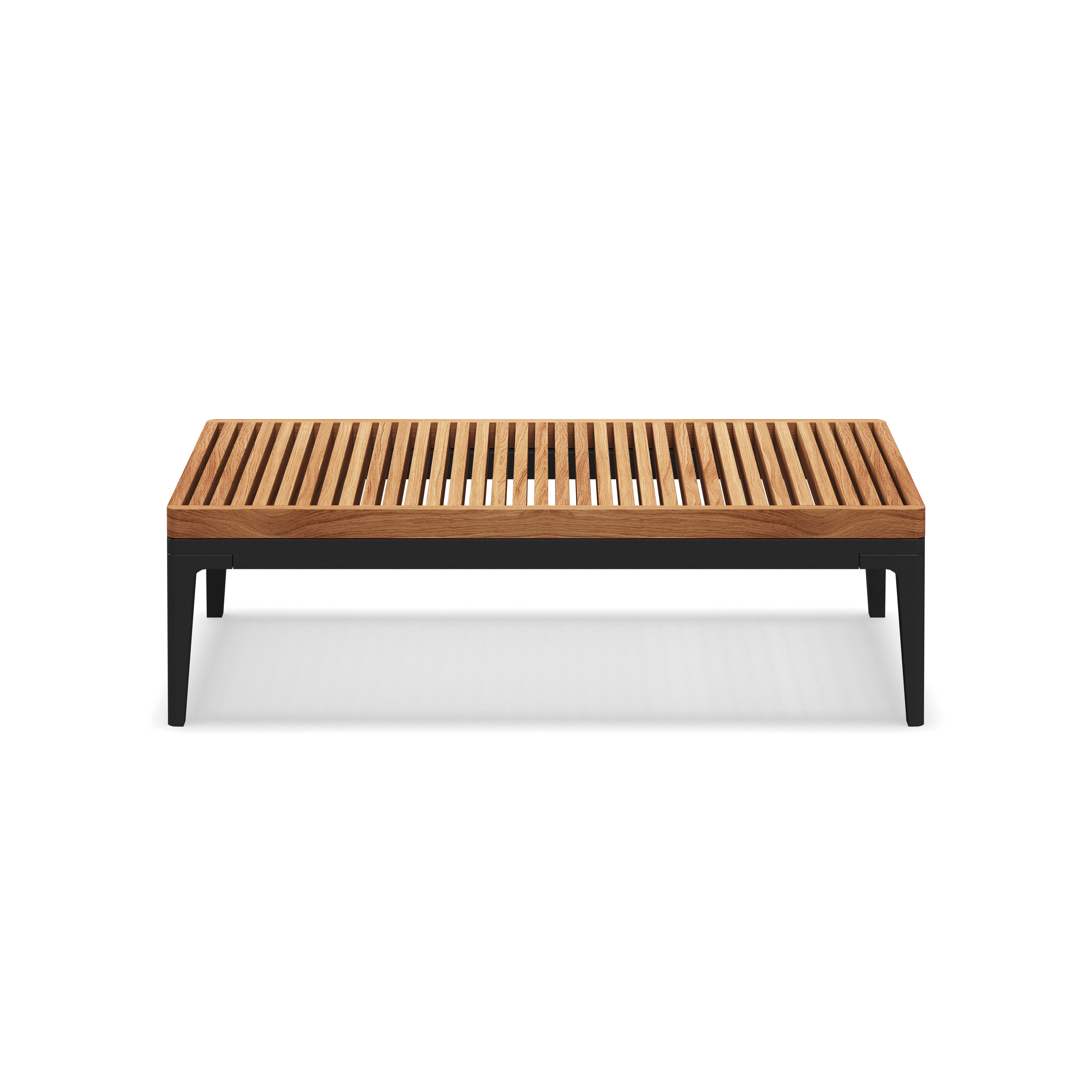 Gloster Grid Small Coffee Table - Teak Top