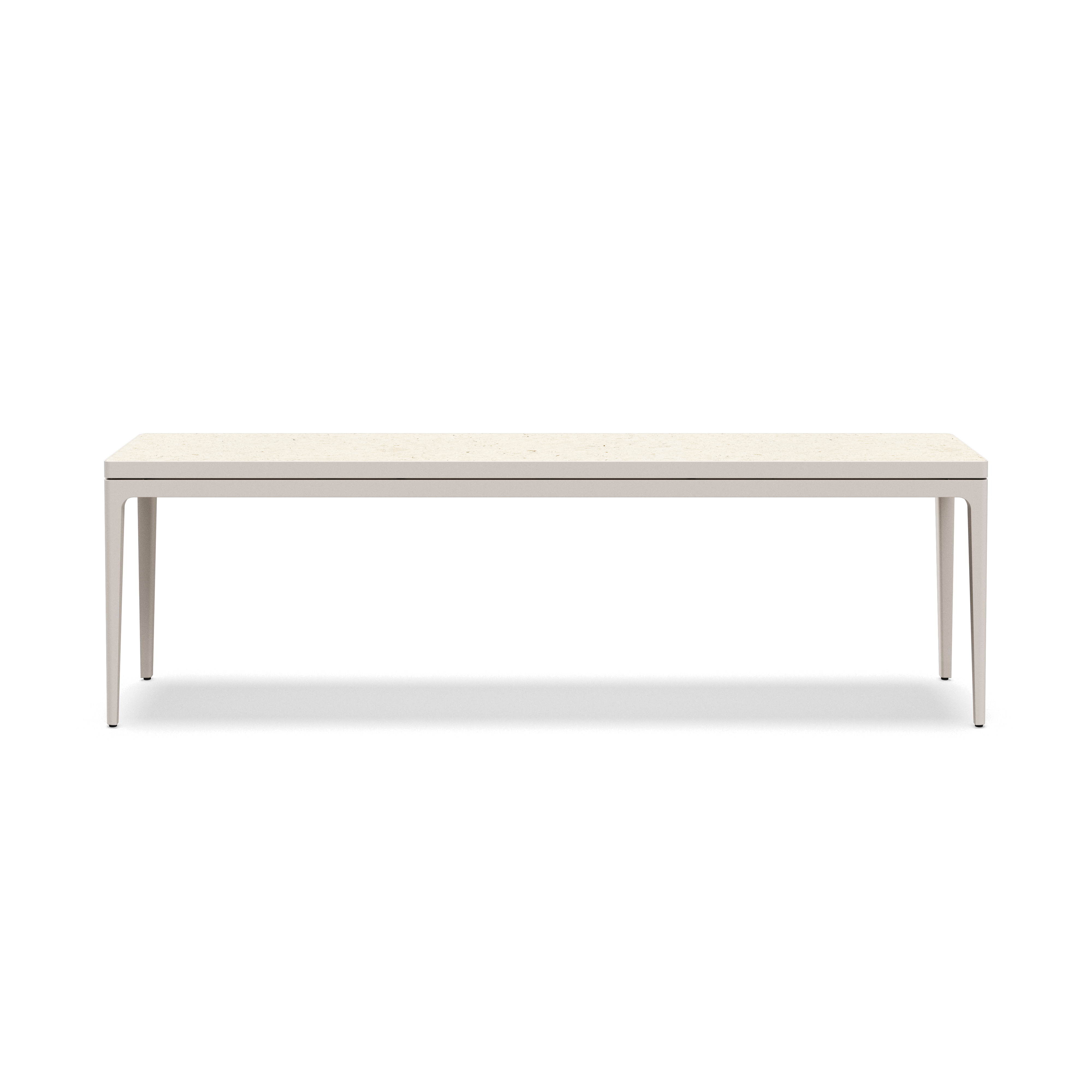Gloster Grid Large Console Table - Ceramic Top