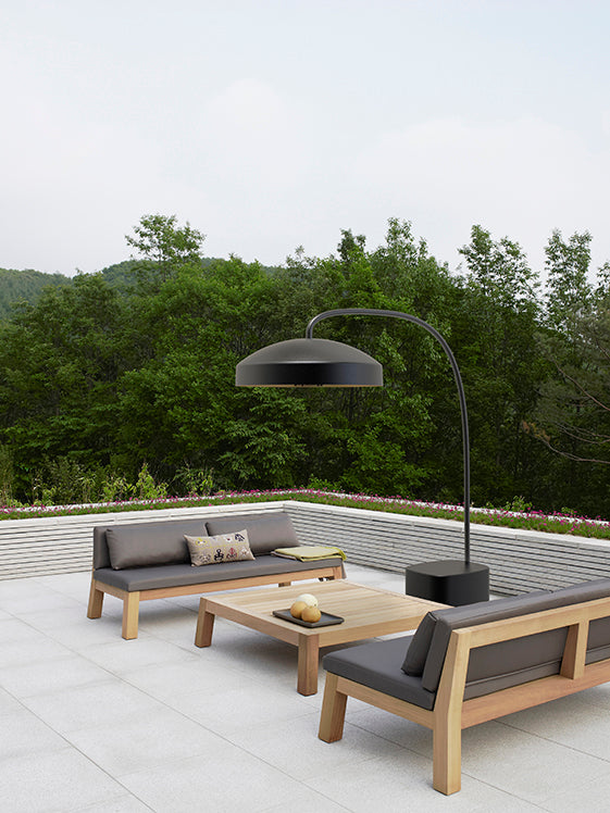 Heatsail Disc Freestanding | Outdoor Patio Heater | Black