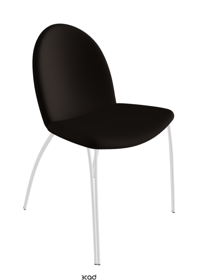 Holly Dining Chair_Pearl Embossed_Soft Leather_Moka
