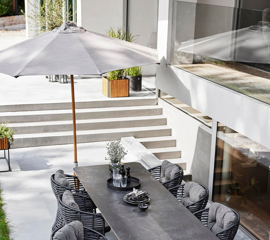Cane-line Classic Parasol with Pulley System dia 2.4 m