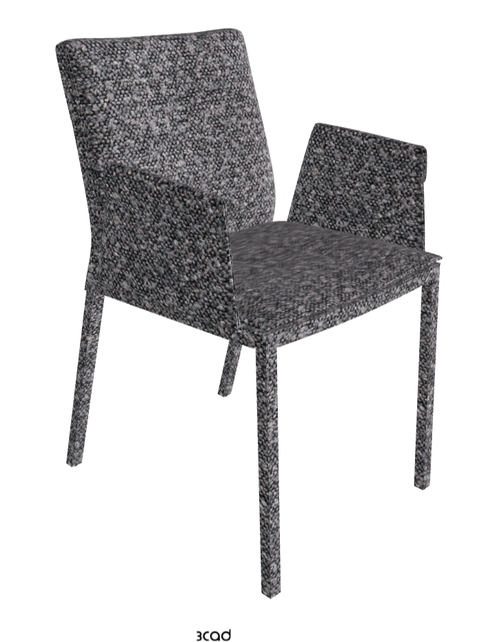 Isabel Standard Back Dining Armchair_Fabric_B244