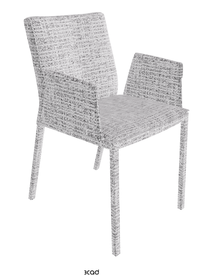 Isabel Standard Back Dining Armchair_Fabric_B811