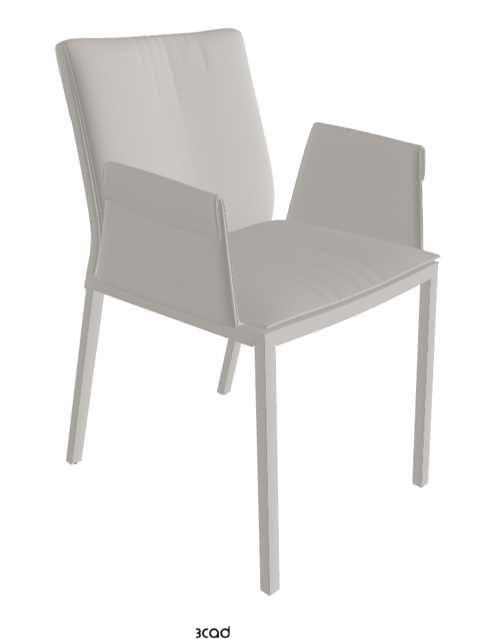 Isabel Standard Back Dining Armchair_Soft Leather_Dakota
