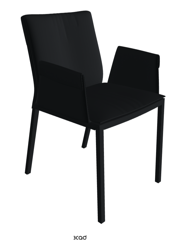 Isabel Standard Back Dining Armchair_Soft Leather_Atlantico