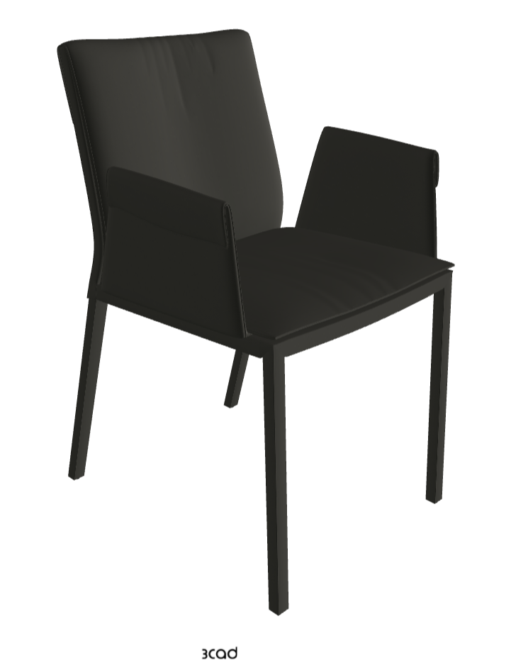 Isabel Standard Back Dining Armchair_Synthetic Leather_London