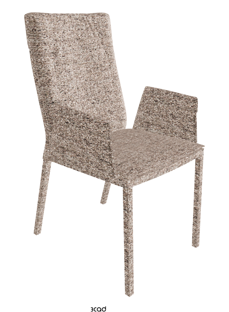 Isabel High Back Dining Armchair_Fabric:_B731