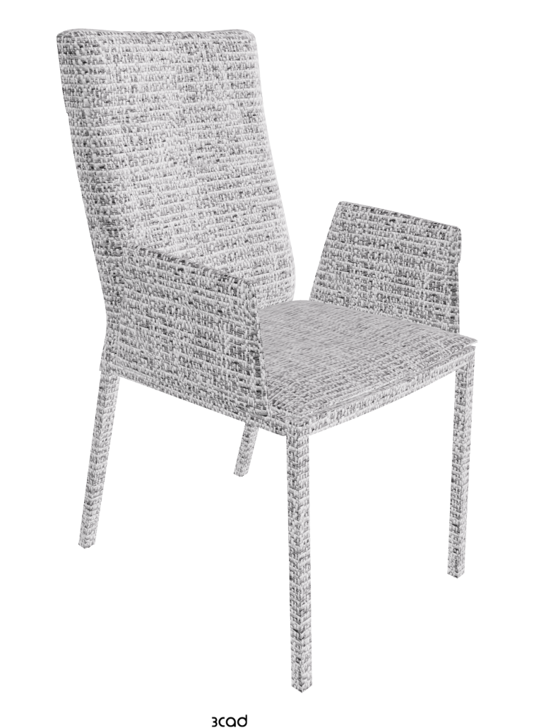 Isabel High Back Dining Armchair_Fabric:_B811