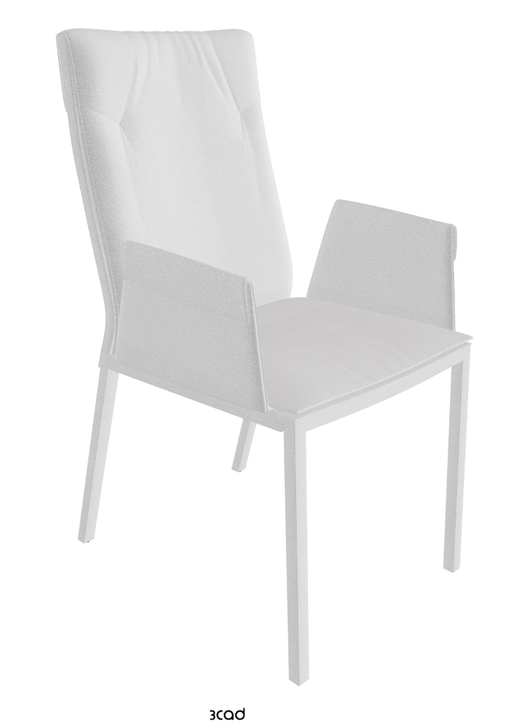 Isabel High Back Dining Armchair_Fabric:_B921