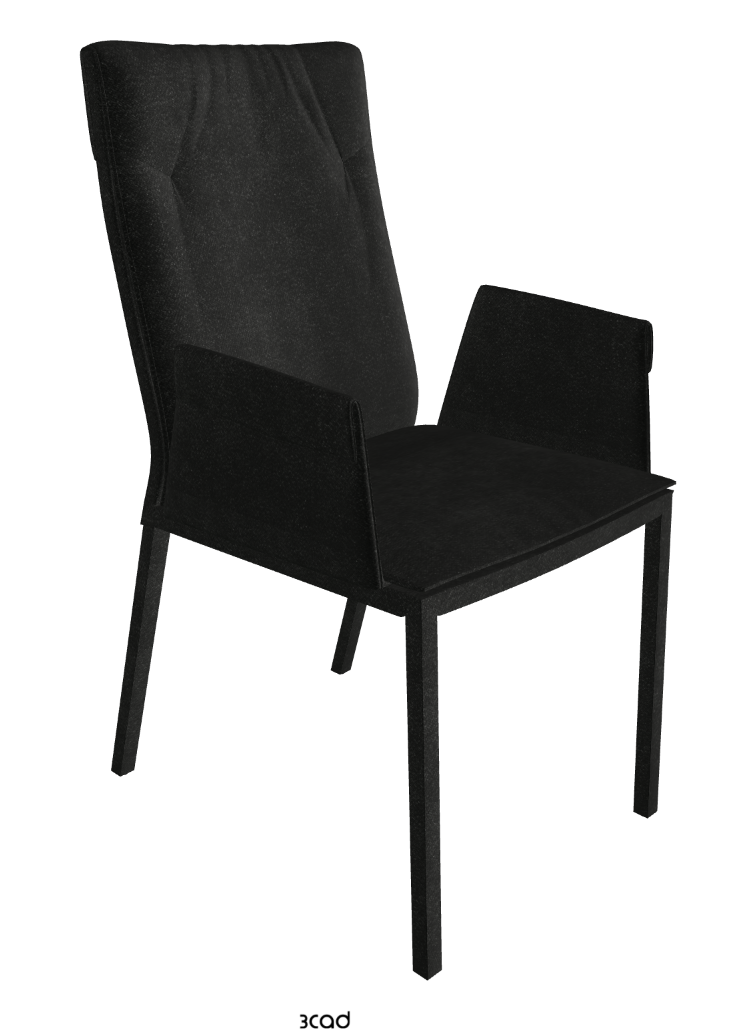 Isabel High Back Dining Armchair_Fabric:_B932