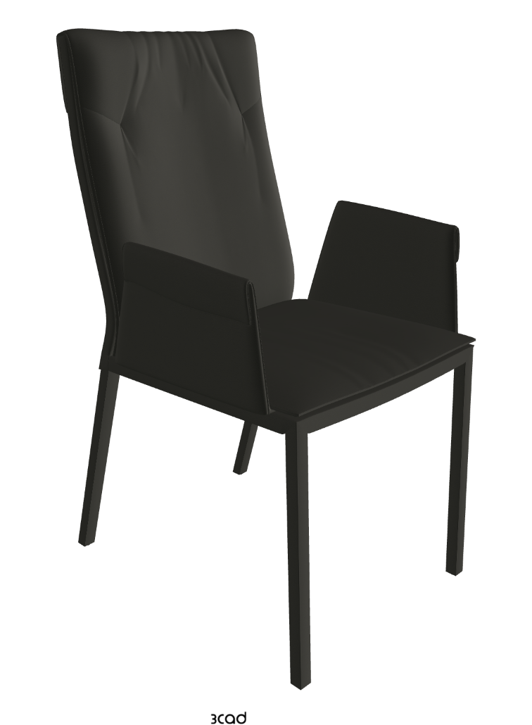 Isabel High Back Dining Armchair_Synthetic Leather:_London