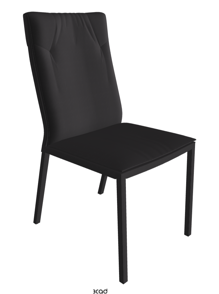 Isabel High Back Dining Chair_Glove Soft Leather:_Hornet