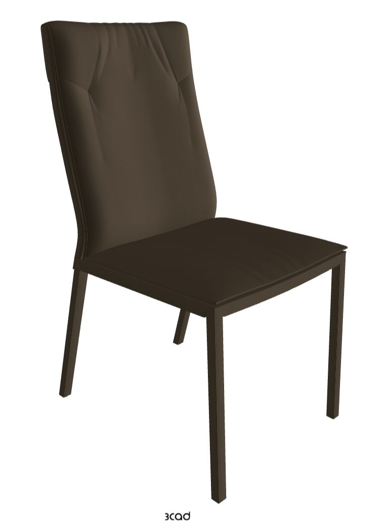 Isabel High Back Dining Chair_Soft Leather:_Bruno