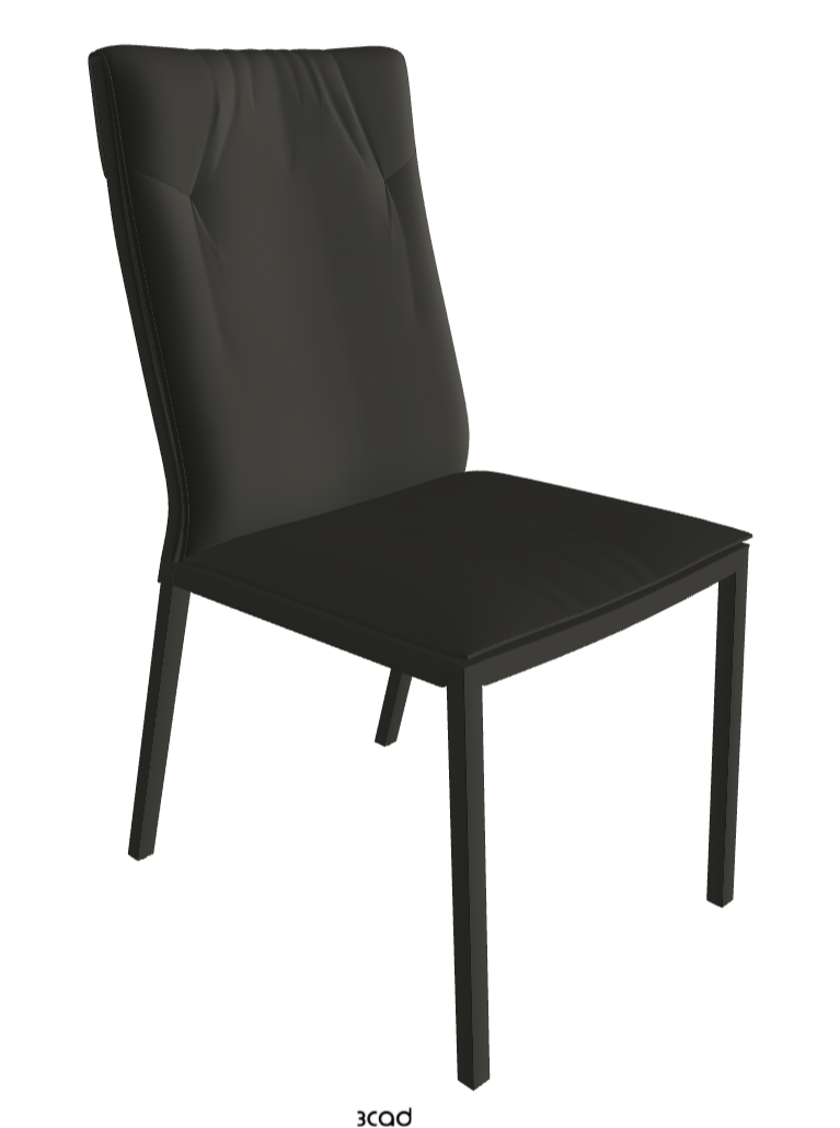 Isabel High Back Dining Chair_Synthetic Leather:_London