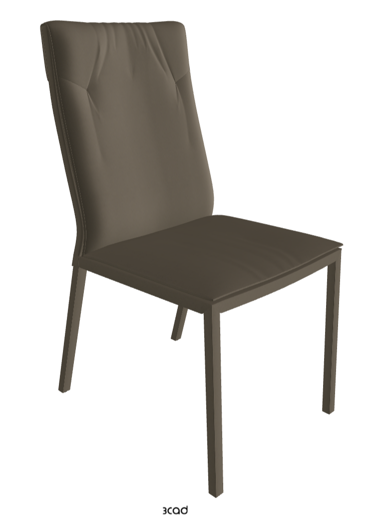 Isabel High Back Dining Chair_Synthetic Leather:_Fango