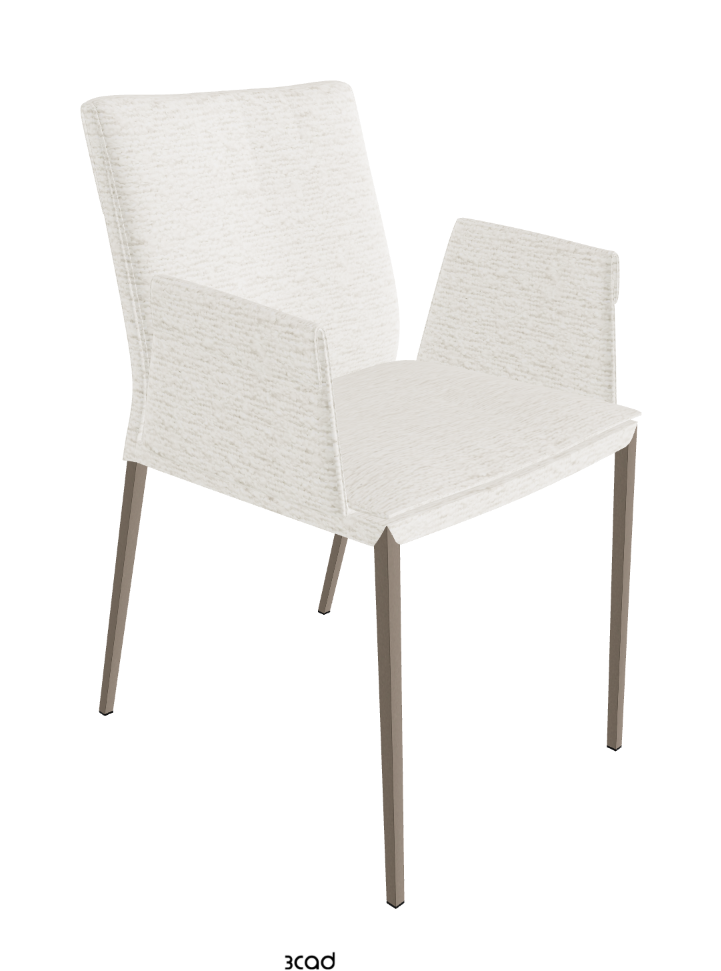 Isabel ML Dining Armchair_Titanium Embossed_Fabric_B240