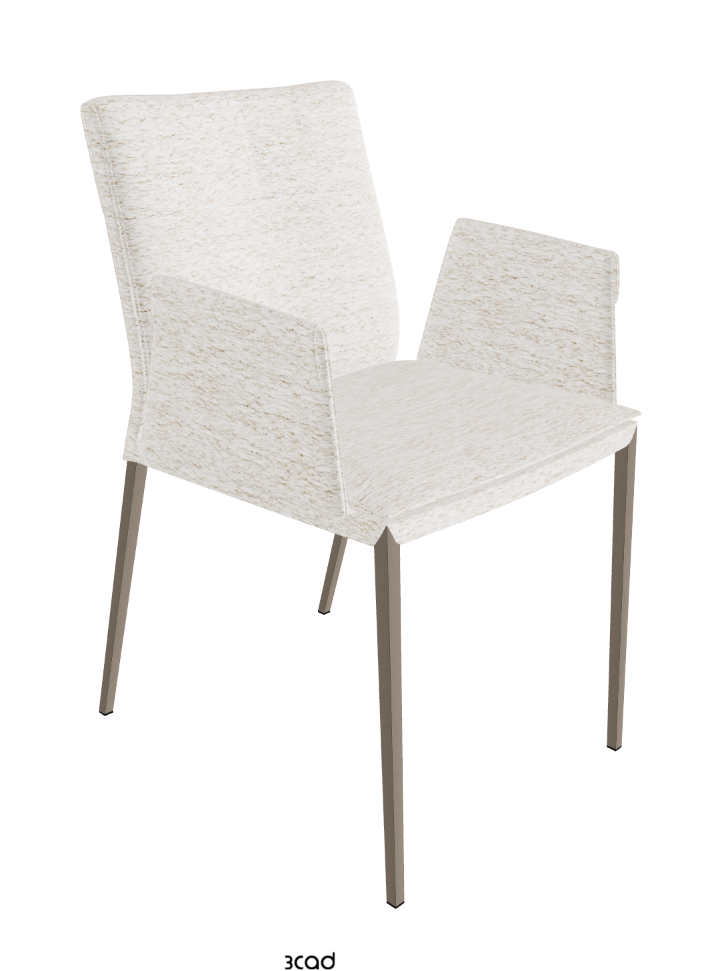 Isabel ML Dining Armchair_Titanium Embossed_Fabric_B730