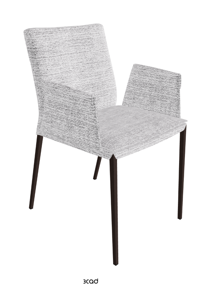 Isabel ML Dining Armchair_Bronze Embossed_Fabric_B810