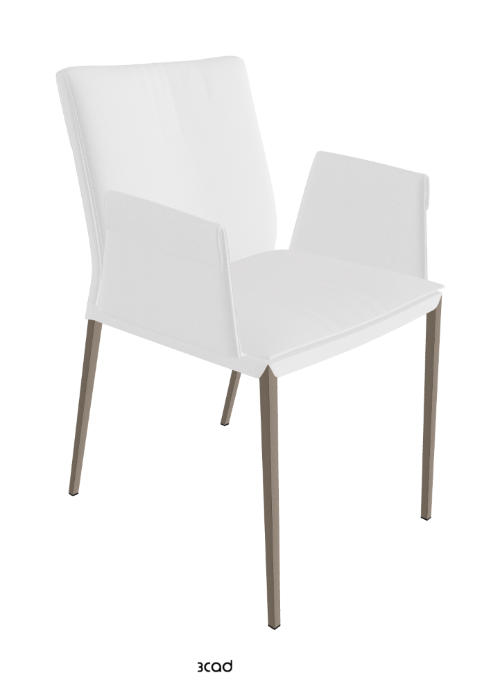 Isabel ML Dining Armchair_Titanium Embossed_Fabric_B920