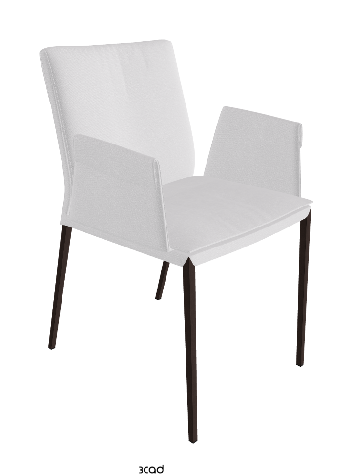 Isabel ML Dining Armchair_Bronze Embossed_Fabric_B921