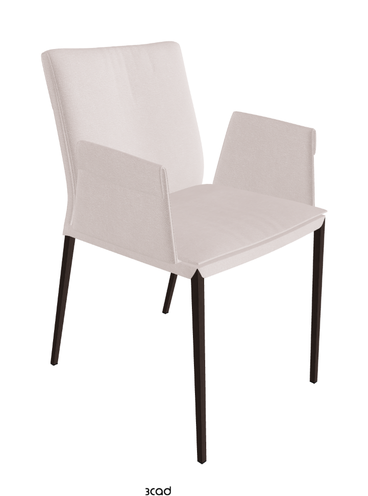 Isabel ML Dining Armchair_Bronze Embossed_Fabric_B923