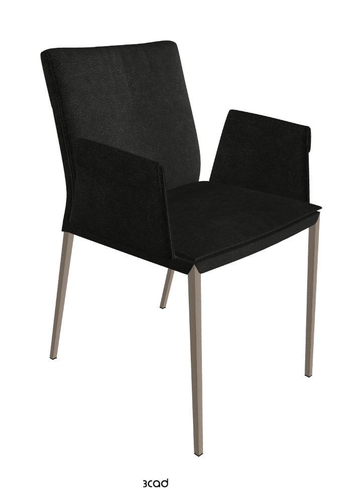 Isabel ML Dining Armchair_Titanium Embossed_Fabric_B932