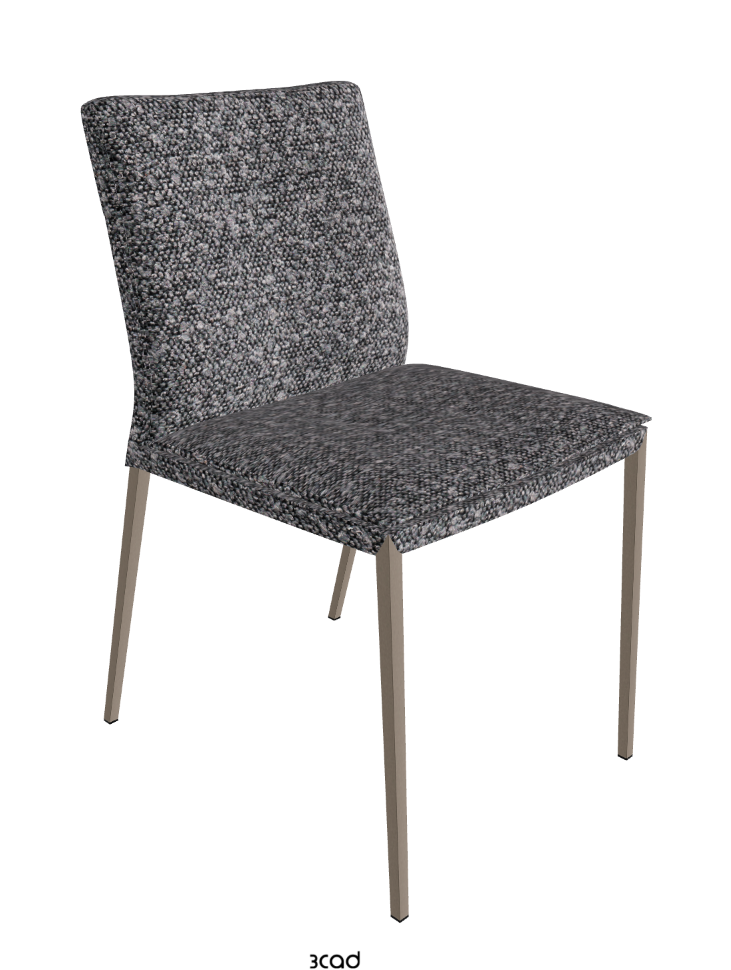 Isabel ML Dining Chair_Titanium Embossed_Fabric_B244