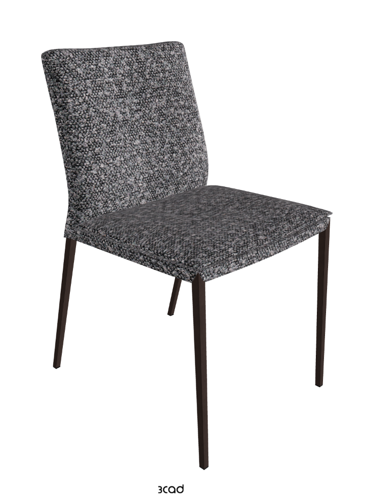 Isabel ML Dining Chair_Bronze Embossed_Fabric_B244
