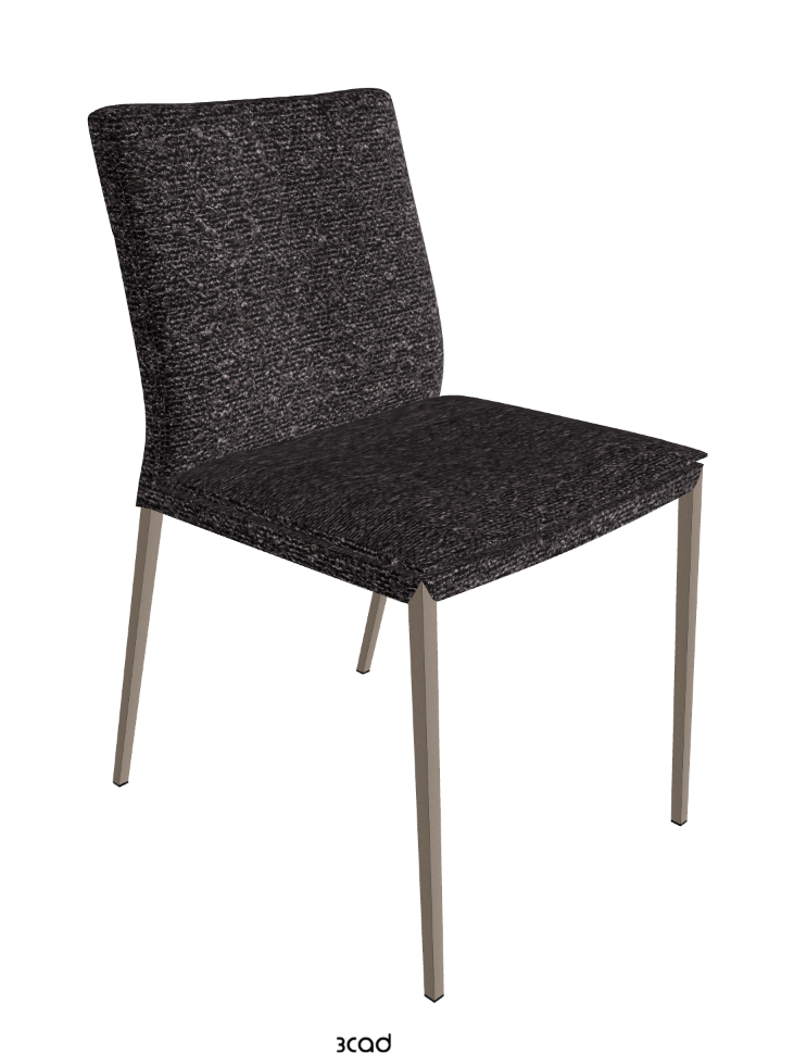 Isabel ML Dining Chair_Titanium Embossed_Fabric_B246
