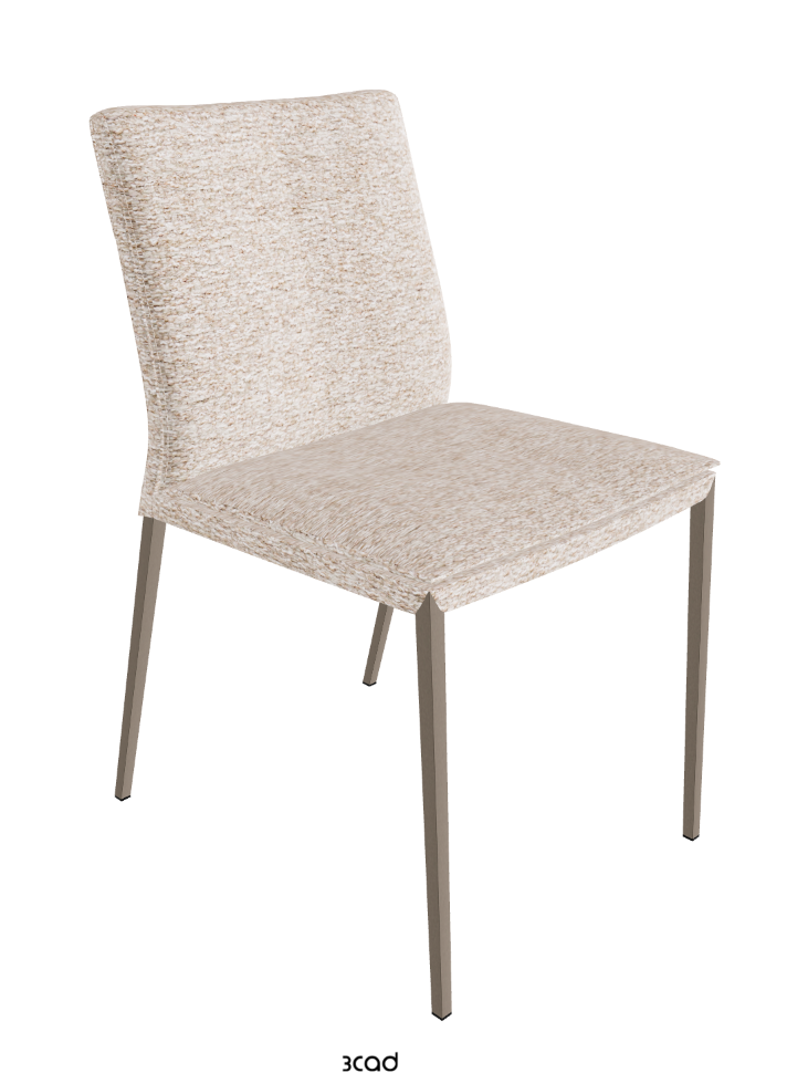 Isabel ML Dining Chair_Titanium Embossed_Fabric_B732