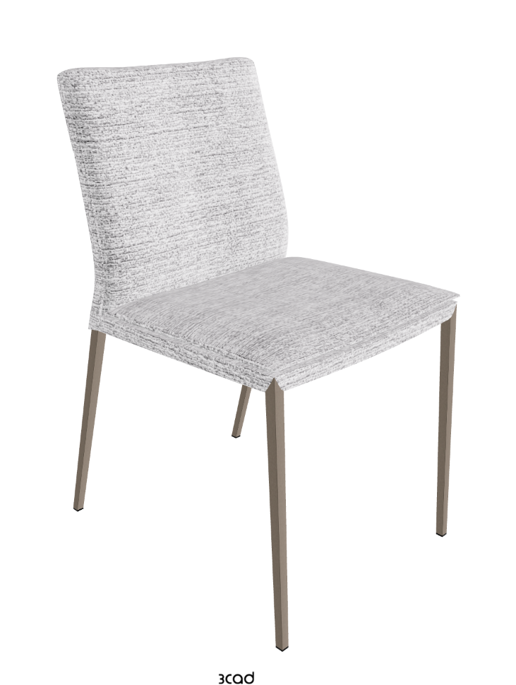 Isabel ML Dining Chair_Titanium Embossed_Fabric_B810