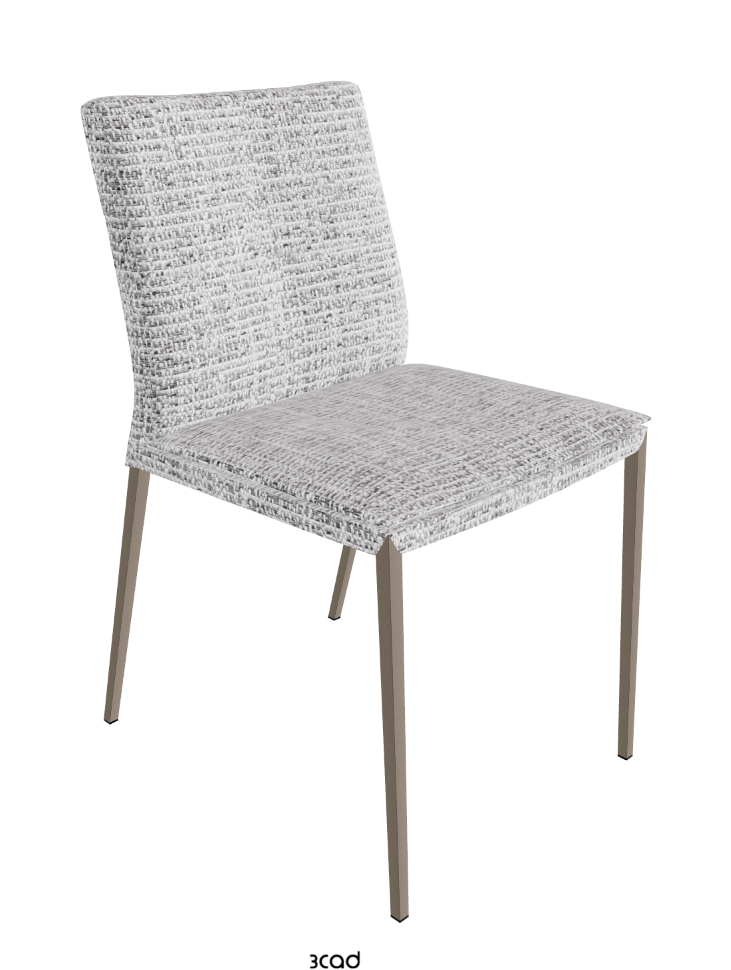 Isabel ML Dining Chair_Titanium Embossed_Fabric_B811