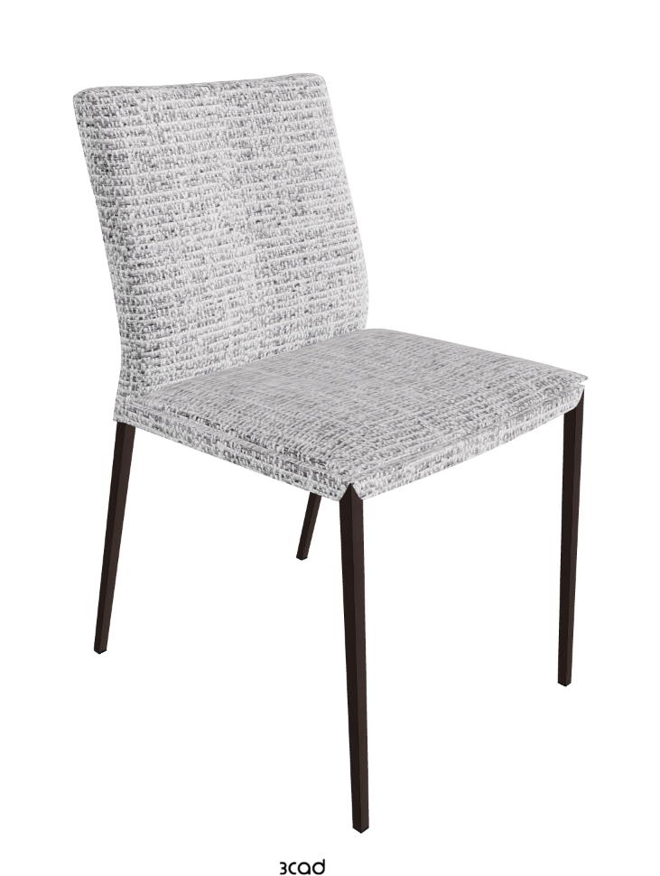 Isabel ML Dining Chair_Bronze Embossed_Fabric_B811