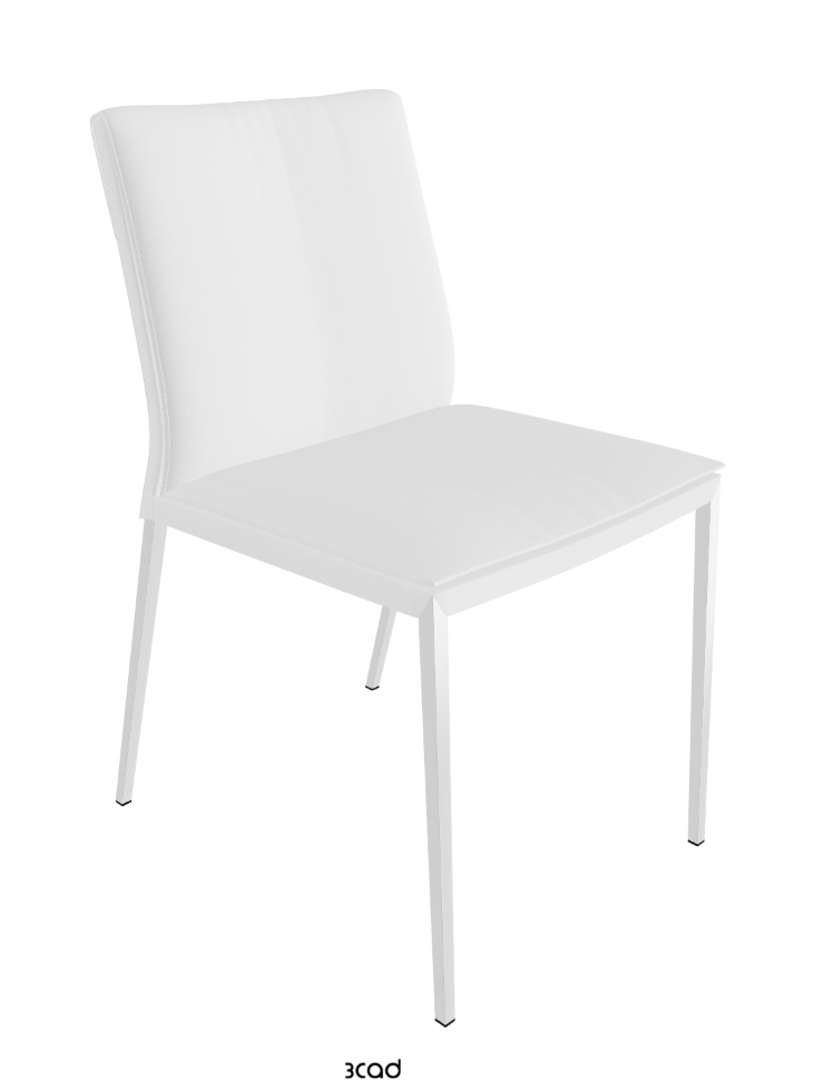 Isabel ML Dining Chair_Chrome_Fabric:_B920