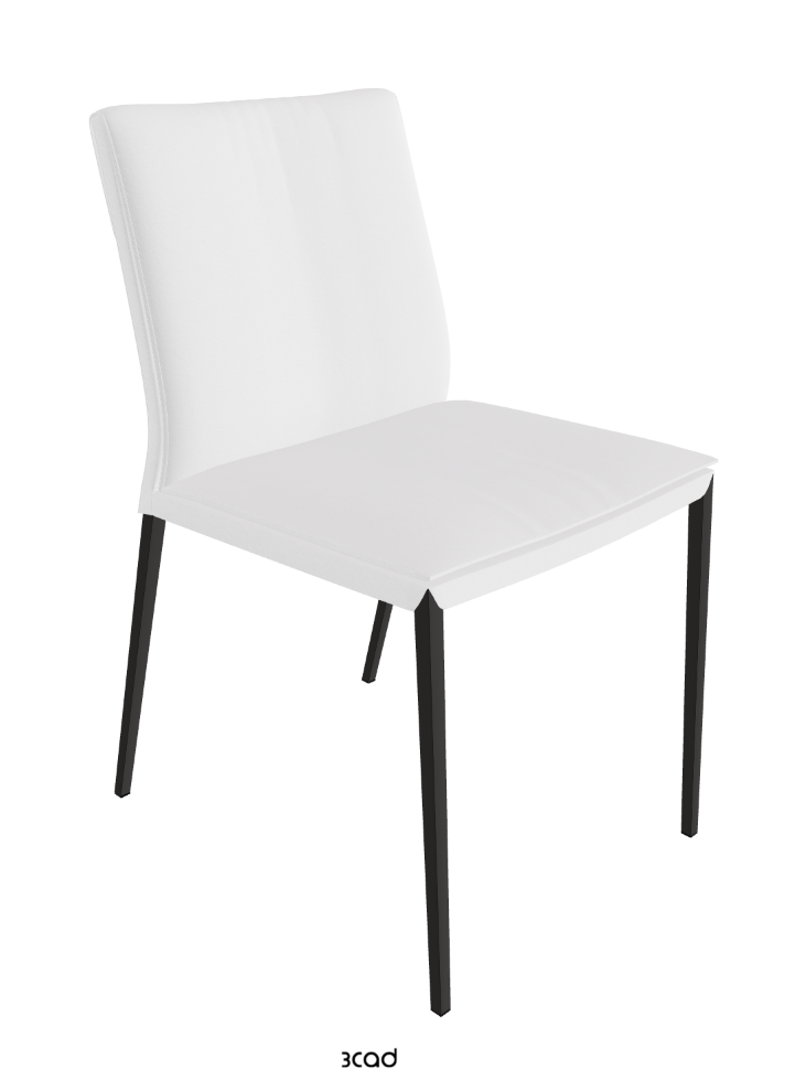 Isabel ML Dining Chair_Matt Graphite_Fabric_B920
