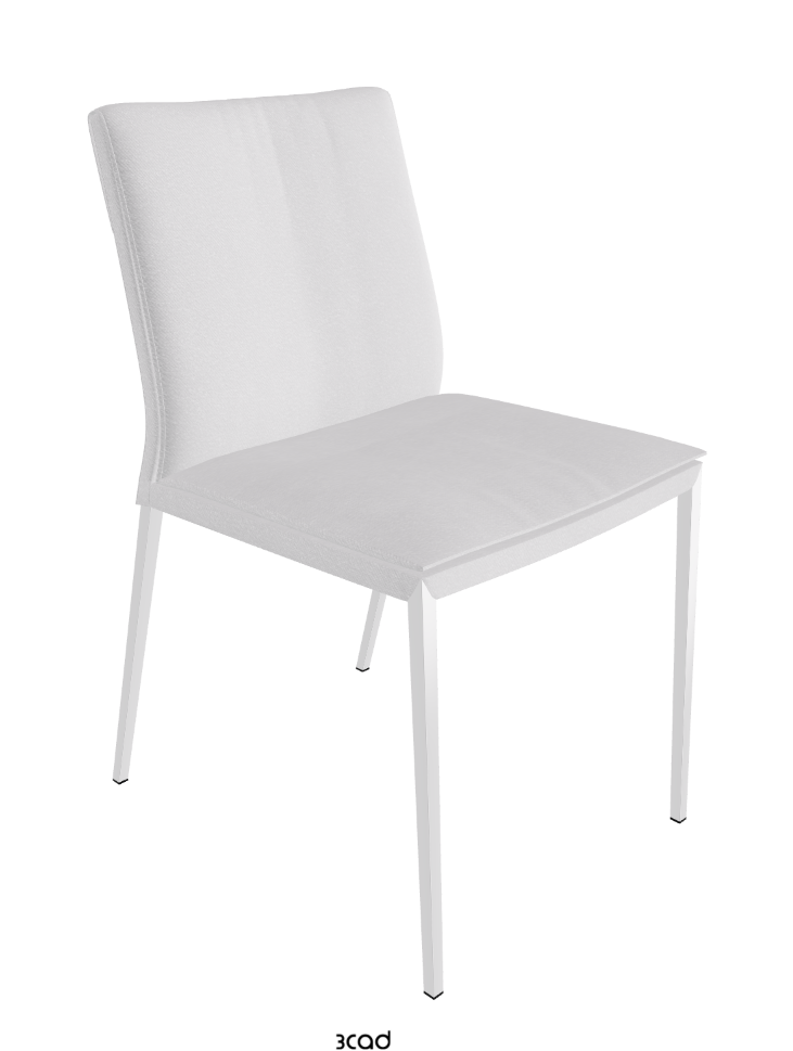 Isabel ML Dining Chair_Chrome_Fabric:_B921