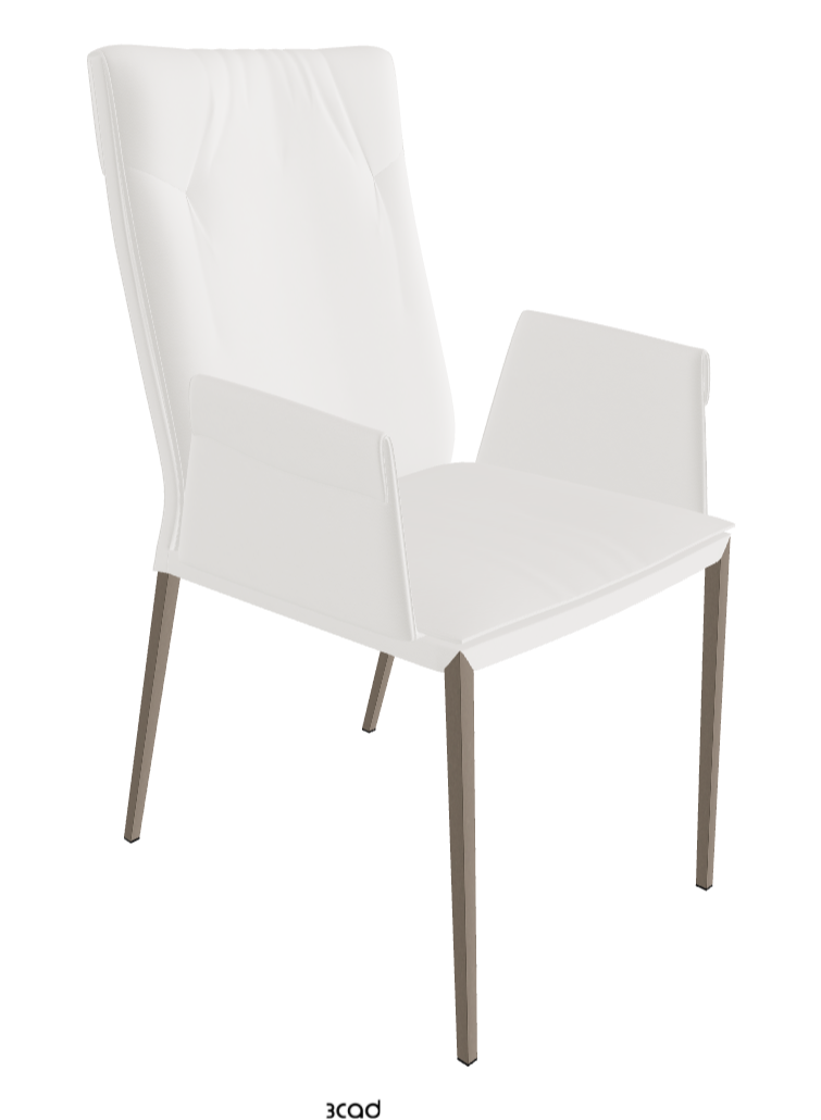 Cattelan Italia Isabel ML High-Back Dining Armchair – Soft Leather