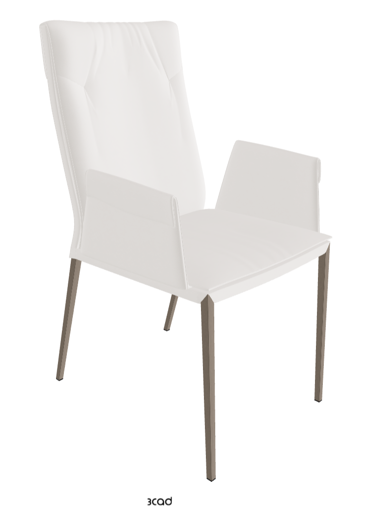 Cattelan Italia Isabel ML High-Back Dining Armchair – Soft Leather